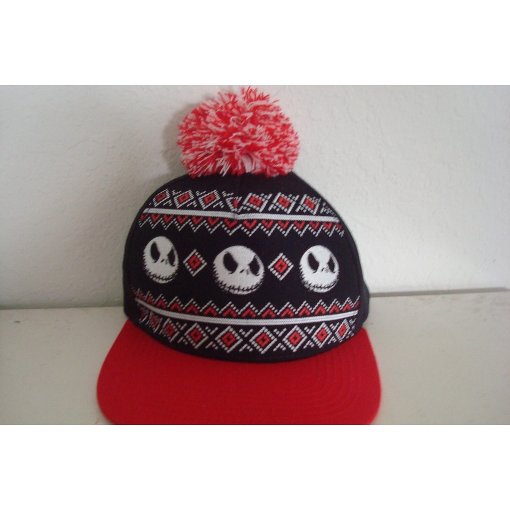 NIGHTMARE‎ BEFORE CHRISTMAS   BEACH GOLF SNAPBACK  DEADSTOCK HAT CAP VINTAGE C2